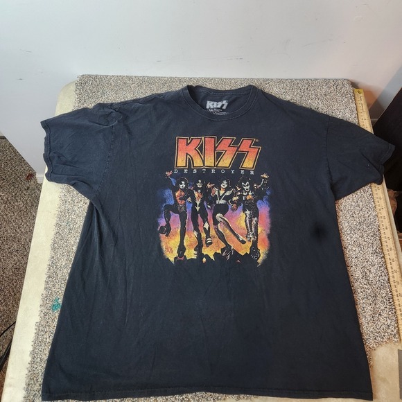 Kiss Other - KISS Destroyer Graphic T-Shirt Men's Size 2 XL‎